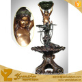 Garden Brass Large Size Standing Mermaid Fountain GBF-G041V